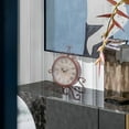 thumbnail image 3 of Vintage Table Clock Silent Bronze Desk Clock Home Bedroom Living Room Office, 3 of 12
