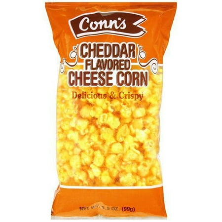 Conn's Cheddar Flavored Cheese Bag Popcorn, 3.5oz