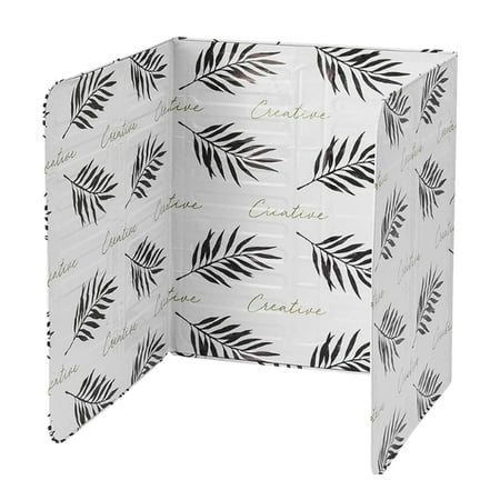 

Splatter Guard Oil Stove Shield Camping Grease Screen Frying Gas Barrier 3 Sided Guard Cooking Screen