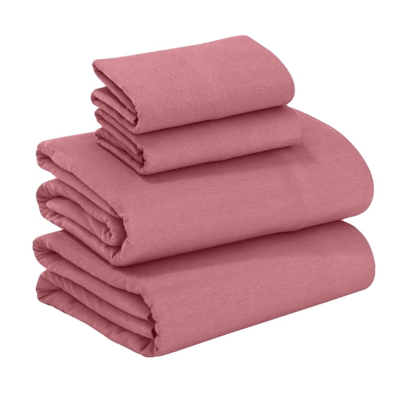 RUVANTI 100% Cotton Flannel Sheets Queen Size - 4 Piece Warm, Soft & Breathable, Deep Pocket, Double Brushed Cozy All Season Bedding Set, Rustic