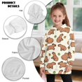 thumbnail image 6 of Psesaysky Girls Long Hoodies Brown Capybara Print Sweatshirt Pullover Kids Teen Loose Outwear Coat Casual Fashion Fall Winter for 13-14 Years, 6 of 7