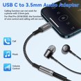 thumbnail image 2 of Adaptador USB C Jack 3 5mm TeqyAqs para iPhone Pack 2, 2 of 5