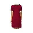 thumbnail image 4 of Finex Womens Nightdress Cotton Sleepwear Short Nightgowns Knit Sleepshirts, 4 of 6