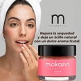 thumbnail image 5 of Mokann exfoliante labial con frambuesa y aceites nutritivos suaves 15ml, 5 of 5
