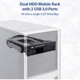 thumbnail image 4 of Rack móvil Syba SY-MRA55006 para discos duros Sata III de 3,5 y 2,5 pulgadas, 4 of 7