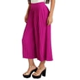 thumbnail image 2 of Pantalón Capri plisado Roman Fashion Juvenil 2155 Magenta, 2 of 6