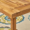 thumbnail image 2 of Noble House Nestor 69" Wooden Patio Dining Table in Sandblast Natural, 2 of 6