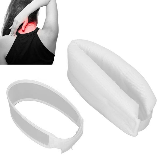Neck Support, Removable Fixing Strap Neck Support Brace Uniform Back Soft Nonrigid Workmanship For Neck Pain Pressure Relief