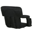 thumbnail image 6 of ZenSports 2 Pack Stadium Chair Seat for Bleachers 6 Reclining Positions - Black, 6 of 11