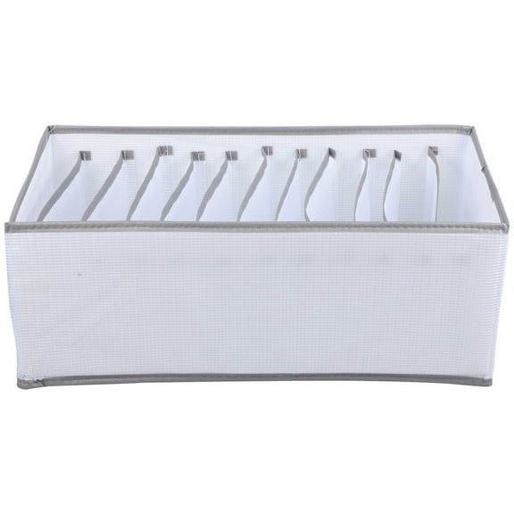 CRILSTYLEO Household Wardrobe Clothes Box Grey Oxford Cloth 1Set 17.29x9.82x6.29in