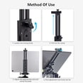 thumbnail image 1 of Support Trépied pour Tablette, Serre-Joint en Alliage Ajustable 9,05 Po Support en Alliage 1/4 Po Compatible 1/4 Po Compatible avec Support pour Tablette avec Support à Froid Serre-Joint à Froid Ajustable avec, 1 of 6