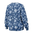 thumbnail image 5 of HELLHERO Flower Print Women Pullover Top Long Sleeve, Warm Crewneck Sweatshirt with Pocket Oversized Sweatshirt Fashion Clothes Size XXL, 5 of 7