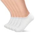 thumbnail image 5 of SERISIMPLE Women Bamboo Athletic Thin No Show Socks 5 Pair (White, Medium), 5 of 5
