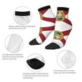 thumbnail image 4 of Mens Ankle Socks Womens Florida Flag Quarter Breathable Casual Socks, 4 of 7