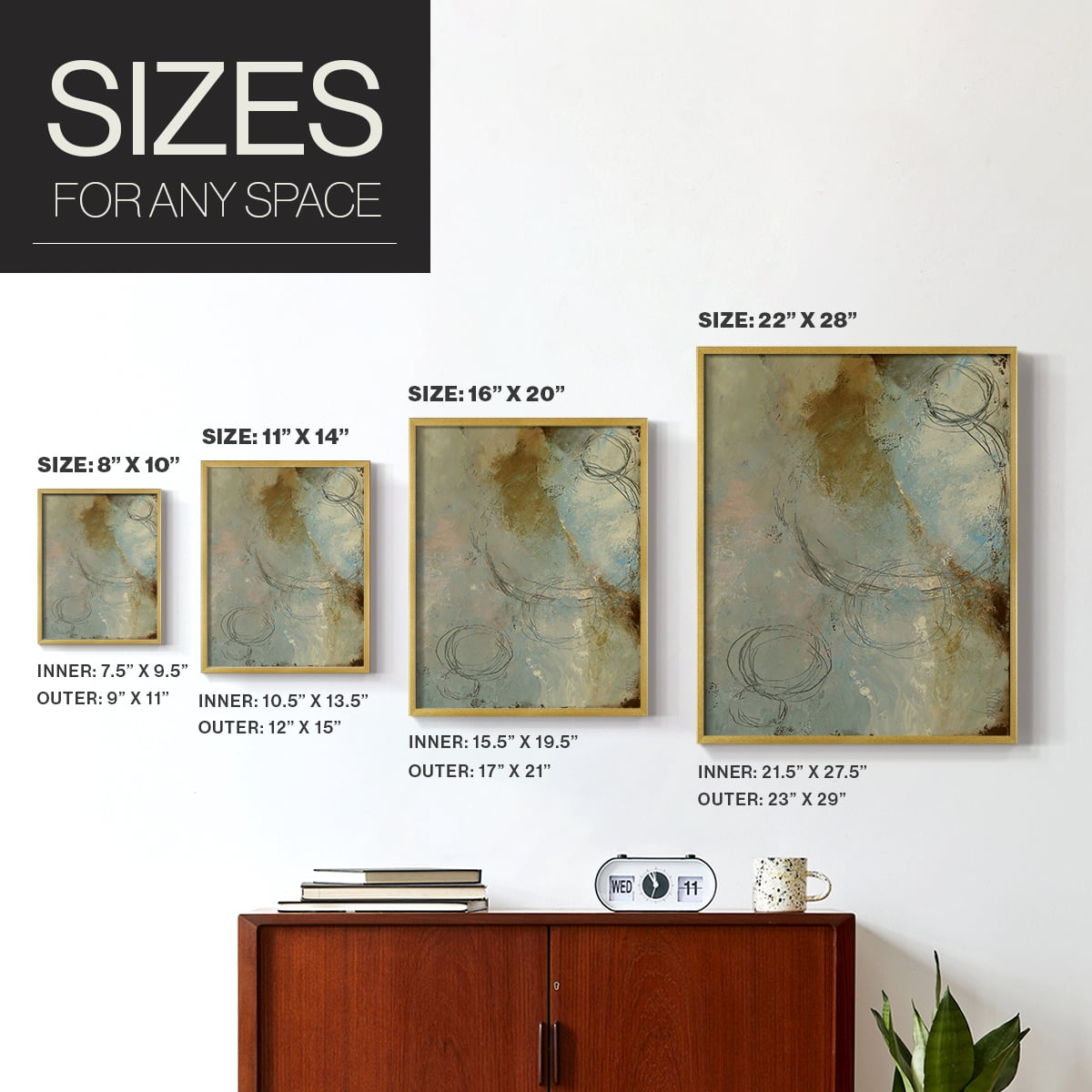 Zen Path I Framed Print - Solid Wood in Single Picture Frame Solid Wood 2 Framed Print