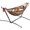 Rainbow, variant on PETGLE Double Hammock, Heavy Duty Portable, 500 lb Weight Capacity, Perfect for Both Indoors and Outdoors, 2 Person Hammock with Carrying Bag, Rainbow