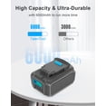 thumbnail image 2 of 4  Pack 6.0Ah 20V Battery Compatible with Dewalt 20V Battery,Power Tools DCD/DCF/DCG Series Battery, 2 of 7