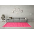 thumbnail image 3 of Ahgly Company Indoor Square Abstract Pink Contemporary Area Rugs, 8' Square, 3 of 4