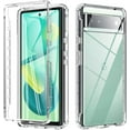thumbnail image 1 of KOMI Case for Google Pixel 6A, 360 Degree Full Body Rugged with Built-in Screen Protector Heavy Duty Protection Slim Fit Shockproof Cover for Google Pixel 6A Phone Case 6.1" (Clear), 1 of 5