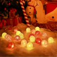 thumbnail image 4 of Guirnalda de luces de bolas de algodón, decoración navideña para interiores, globo de luz LED 3M 20er, niña, princesa, niño, bebé, dormitorio, decoración de ambiente de boda, (USB 6 cm ros esquí esquí Gafas de esquí, 4 of 5