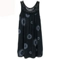 thumbnail image 1 of Women's Lace Stitching Printing Sleeveless Large Dress 13 Color 8 Size, 1 of 3