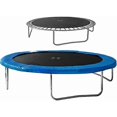 thumbnail image 3 of Coussin de Protection à Ressort pour Trampoline - 244cm - Bleu, 3 of 5