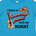 thumbnail image 4 of Inktastic I Listen to Country Music with My Mommy with Guitar and Hat Boys or Girls Toddler T-Shirt, 4 of 5