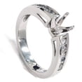 thumbnail image 2 of Pompeii 1/2ct 14k White Gold Diamond Engagement Mount Ring (G/H,I1), 2 of 5
