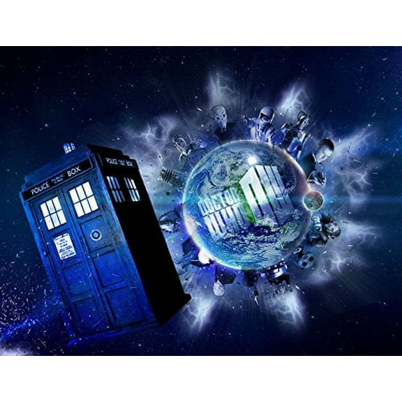 Doctor Who Tardis Dr Who Edible Image Photo Cake Topper Sheet Birthday Party Event - 1/4 Sheet - 78936