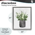 thumbnail image 4 of Stupell Industries French Country Vintage Soap Jar Herbs Gray Floating Frame Canvas Art, 25 x 31, by Lettered and Lined, 4 of 8