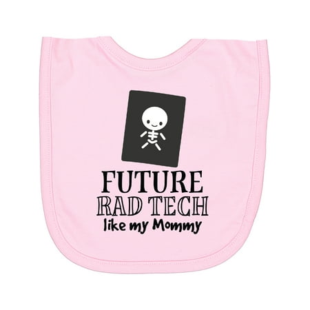 Inktastic Future Rad Tech Radiology Technician Like Mommy Newborn Bib