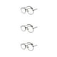 thumbnail image 4 of Gafas de sol cuadradas Qarigey para hombres y mujeres Lentes polarizadas negro anti-azul, 4 of 6