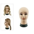 thumbnail image 4 of Cabeza de maniquí femenino cosmetología calva profesional para entrenamiento de pelucas, práctica de , exhibición de sombreros, exhibición Piel Sunnimix cabeza de maniquí de entrenamiento, 4 of 8