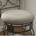 thumbnail image 6 of Powell Big & Tall 30" Indoor Metal Ornate Swivel Bar Stool, Graywash/Light Gray, 6 of 13