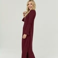 thumbnail image 2 of SheBird Womens Long Sleeve Maxi Bra Dress, 2 of 5