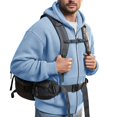 thumbnail image 4 of Sweatshirt for Men Waffle Full Zip Up Hooded Sweatshirts Long Sleeve Solid Hoodie Jacket Spring 2026 Casual Loose Fit Coat, 4 of 7