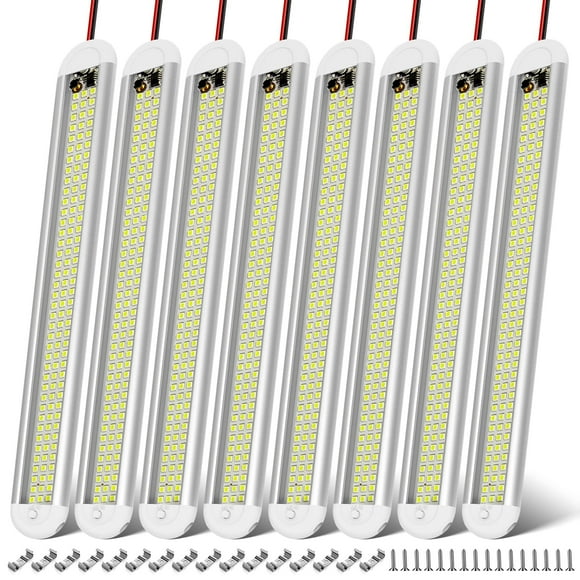 Barra de iluminación interior LED CT CAPETRONIX 12 V 1500 LM 8 W (paquete de 8)