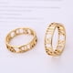 thumbnail image 3 of Anillo de acero de titanio europeo y americano, anillo de joyería de acero inoxidable hueco simple para mujer, anillo de pareja para hombres, 3 of 6