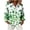 Green, variant on St Patricks Day Long Sleeve Shirt for Women Shamrock Four Leaf Clover Button Dwon Shirts Top Holiday Green 2026