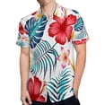 thumbnail image 4 of High Quality Hawaiian Shirts for Men Short Sleeve Aloha Beach Shirt Floral Summer Casual Button Down Shirts Blouses 34G5JS, 4 of 7