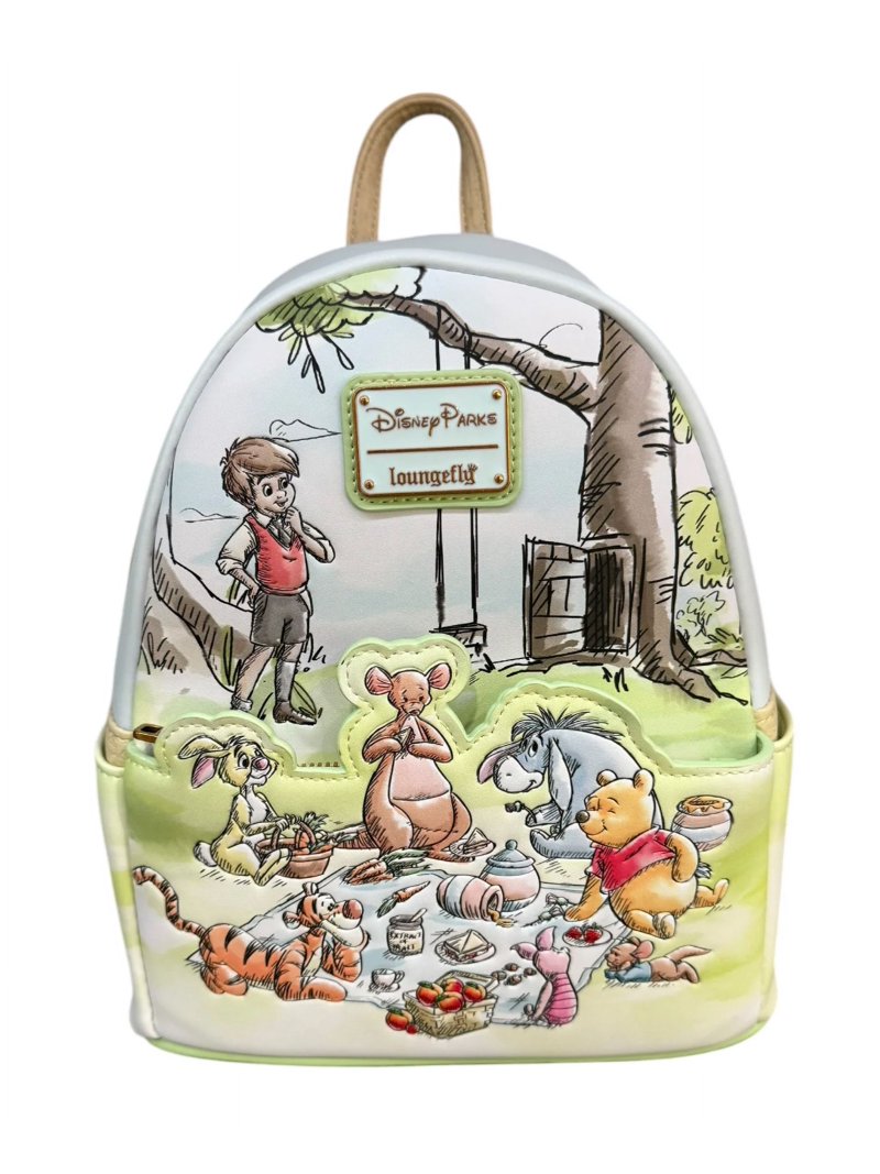 Loungefly Winnie the Pooh Disney Parks Mini Backpack Disney Parks Loungefly Mini Backpack - Winnie the Pooh and  main image 2