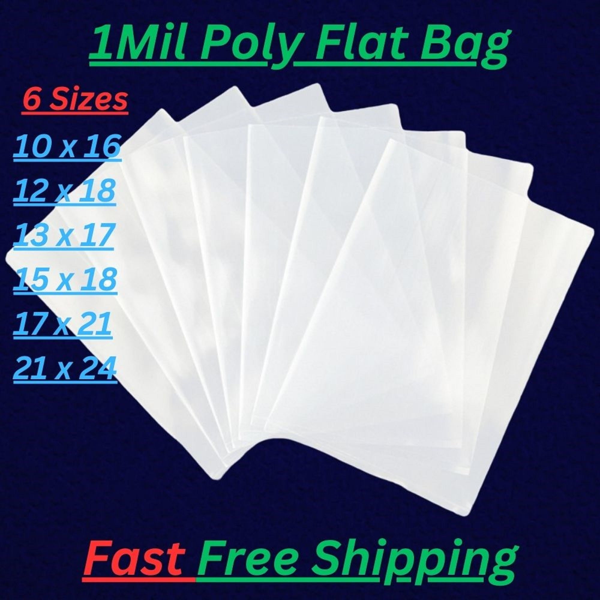 Amazon.com: Plastic Bag-Standard White Plain T-Shirt Bag 11.5