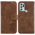 thumbnail image 2 of Compatible avec Motorola Moto G60S Étui Portefeuille à Rabat Mignon en Relief Tiger avec Porte-Cartes, 2 of 5