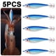 thumbnail image 1 of Señuelo Luminoso para Pesca Camarones Anzuelo Calamar Cebo Sepia Aparejos Mar () Azul, 1 of 5