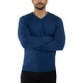 thumbnail image 4 of X RAY JEANS Mens Basic V-Neck Sweater Pullover, Ink Blue, 2XL, 4 of 8
