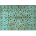 thumbnail image 1 of Ahgly Company Indoor Rectangle Persian Light Blue Traditional Area Rugs, 6' x 9', 1 of 4