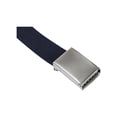 thumbnail image 6 of INSPIRE CHIC Unisex Canvas No Holes Slide Buckle Adjustable Waist Belt Navy Blue 24-34, 6 of 6