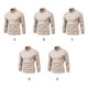 thumbnail image 3 of Minnieouse Suéter de algodón para hombre, reemplazo de Color sólido, informal, de manga larga, de punto, térmico, cálido, para mantener el calor, ropa, Camisetas METRO Minnieouse AP016225-04, 3 of 6