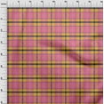 thumbnail image 3 of oneOone Georgette Viscose Fabric Madras Check Print Sewing Fabric BTY 42 Inch Wide, 3 of 4