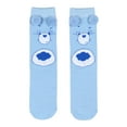 thumbnail image 7 of Care Bear Socks Women's Grumpy Bear Face and Belly Badge Design Pom-Pom Mid-Calf Junior's Crew Socks Size 9-11, 7 of 7